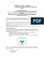 Actividad Aprendizaje - 11 - Poblaciones - Porque Hay Personas Que Viven Pocos Años y Otras Mas