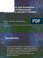 Risk Factors and Prevention Strategies of Nosocomial Infection in Geriatric Patients