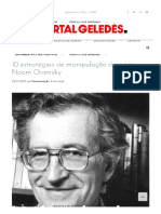 10 Estratégias de Manipulação Da Mídia - Noam Chomsky - Geledés