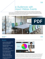 Engage Audiences With High-Impact Webex Events: Cisco Public