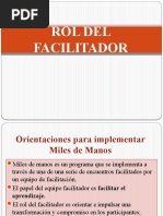 rol del facilitador