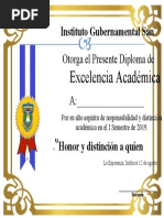 diploma excelencia ISF