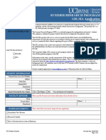 Summer Research Program GSL/HA Application