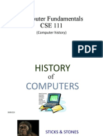 Computer Fundamentals CSE 111