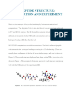 Dipeptide Structure Computation and Experiment