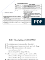 Rules For Balancing Redox Reactions