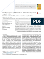 Phosphorus Removal by NF90 Membrane - Optimisation Using Central Composite Design