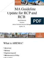 AREMA Guideline Update For RCP and RCB: David Matocha Forterra Senior Technical Services Manager Austin, TX
