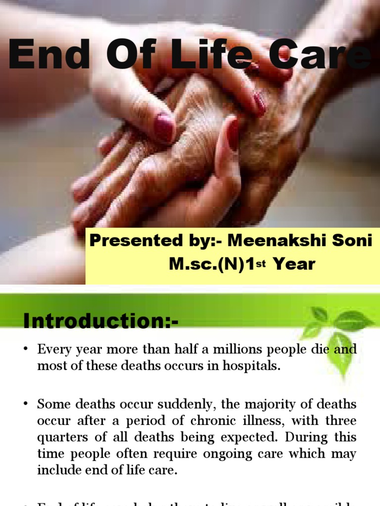 End of Life Care Essentials for Nurses | PDF | End Of Life Care ...