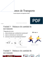 Balances de Cantidad de Movimiento - Envoltura