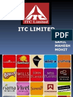 Itc Limited: By-: Tarun Sahil Mahesh Mohit