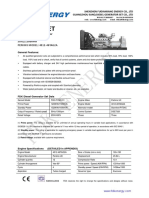 Data Sheet: Diesel Generator 1320Kw 50HZ/1500RPM PERKINS MODEL: 4012-46TAG2A