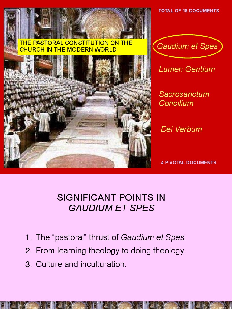 PDF) Gaudium et Spes and the Ecological Awareness of our Time