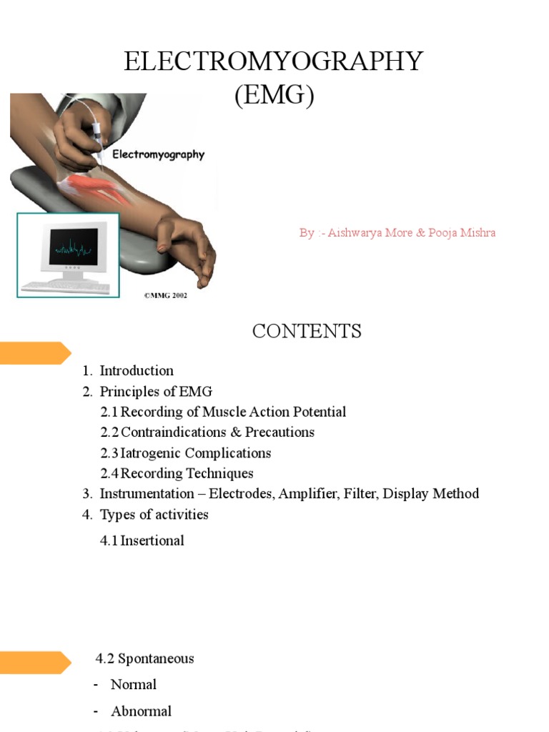EMG Principles and Applications in Therapy | PDF | Electromyography ...