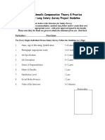 Tajuddin Ahmed's Compensation Theory & Practice Semester Long Salary Survey Project Guideline