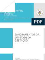 Caso Clínico Gravidez Ectópica