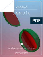Adorno de Sandía PDF
