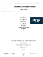 Metodo de Poligonos de Thiessen e Isoyet