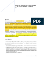 Articulo Bioética Ley de Derechos Del Paciente PDF
