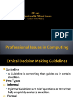 GE-112 P&EI Week 7 Professional Issue in Computing
