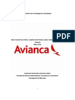 Investigacion de Mercado Avianca