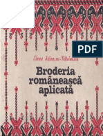 Broderia Romaneasca Aplicata - Elena Stanescu-Batrinescu