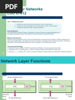 Computer Networks CSU 07412: Sub - Enabling Outcomes