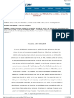 Corrigés Bac 2004 Série ES - Texte de Descartes Sur L'etat Et La Société... Et Sur Le Bonheur