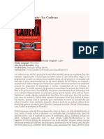 Adrian McKinty - La Cadena RESEÑA