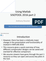 Using Matlab Sisotool 2016 - Part 2