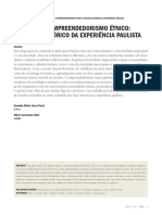 (2007) Truzzi & Neto - Economia e Empreendedorismo Étnico Balanço Histórico Da Experiência Paulista