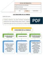 Ficha Informativa de Funciones de La Familia