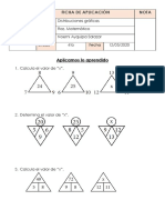 Ficha de Aplicación de Distribuciones Gráficas PDF