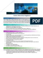 Job Description - Active Directory Engineer