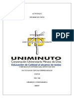 Informe Costos en Salud y Seguridad en El Trabajo