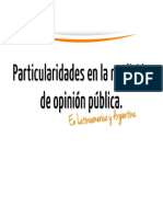 Pablo Lopez Fiorito Particularidades en la medición de opinión pública