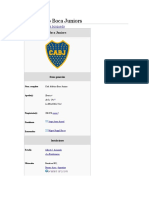 Biografia Del Club Atlético Boca Juniors