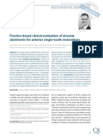 Practice-Based Clinical Evaluation of Zirconia PDF