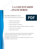 Modelo de Notas A Los Estados Financieros