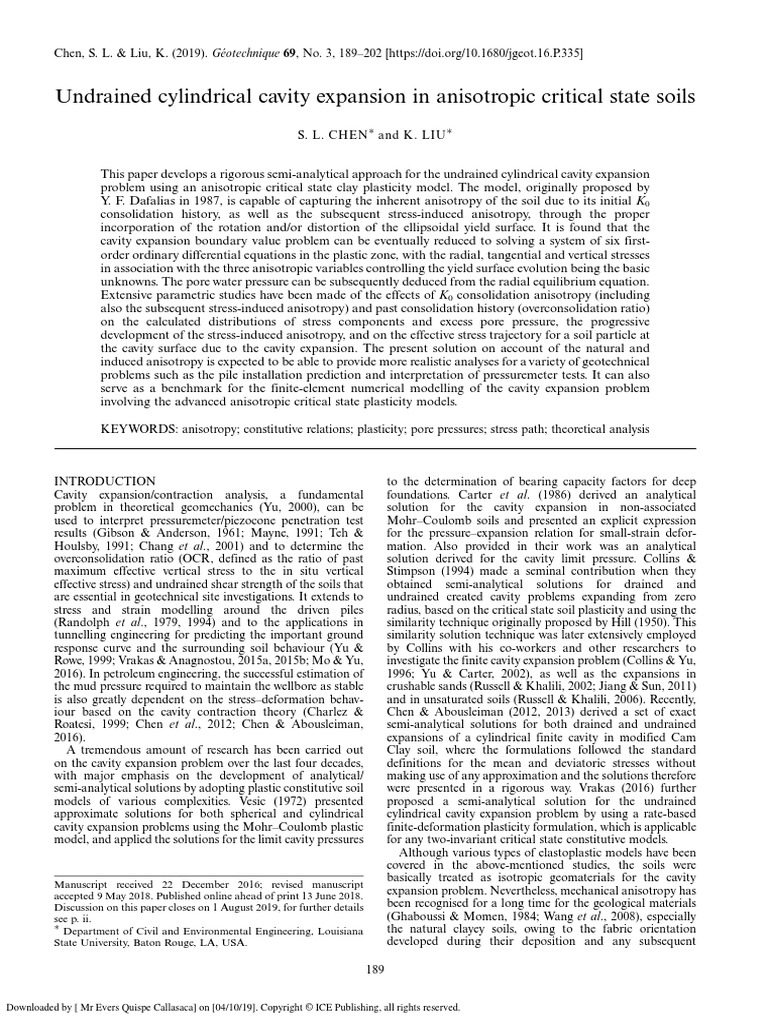 Undrained Cylindrical Cavity Expansion in Anisotropic Critical State ...