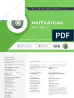 MATEMÁTICAS-GRADO-1 Mallas de Matematicas