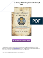 The Secret Destiny of America PDF Book by Manly P. Hall