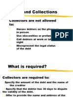 Credit and Collections: Collectors Are Not Allowed To