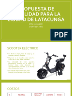 Propuesta de Movilidad para La Ciudad de Latacunga