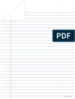 Printable Wide Ruled Notebook Paper PDF