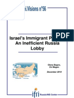 Israel's Immigrant Parties: An Inefficient Russia Lobby