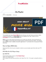 Free France Iptv M3u Playlist - FreeM3ulist