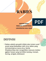Rabies: Bagian Saraf Fakultas Kedokteran Universitas Halu Oleo