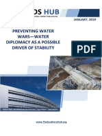 Water Diplomacy As Possible Driver of Stability