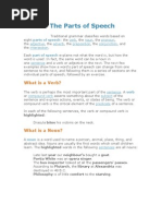 The Parts of Speech